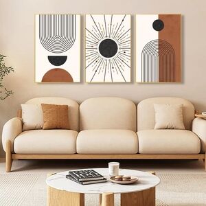 Abstract Geometric Wall Art Set